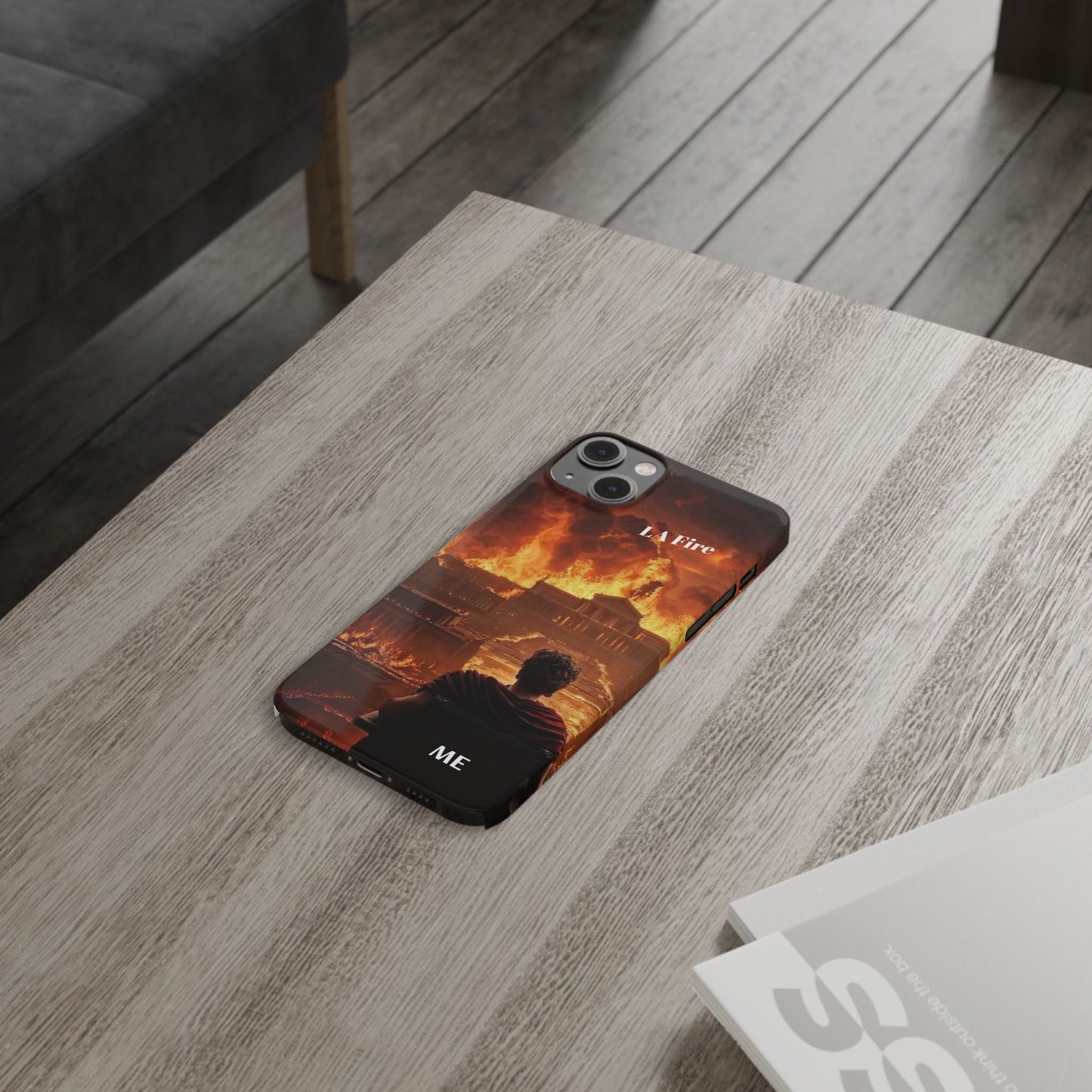 La Fire Meme Slim Phone Case