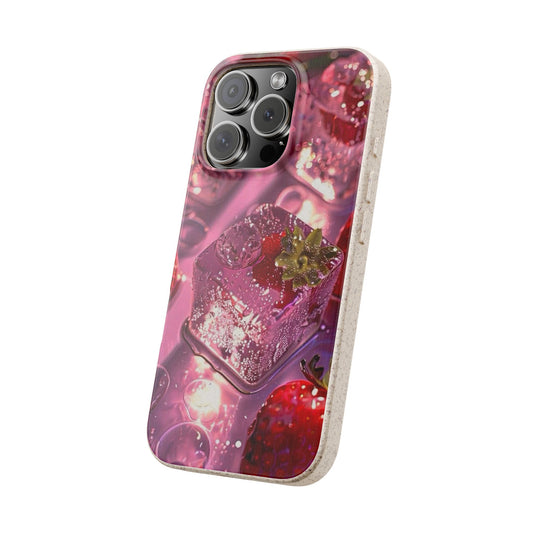 Phone Case - Ice and Strawberry Design