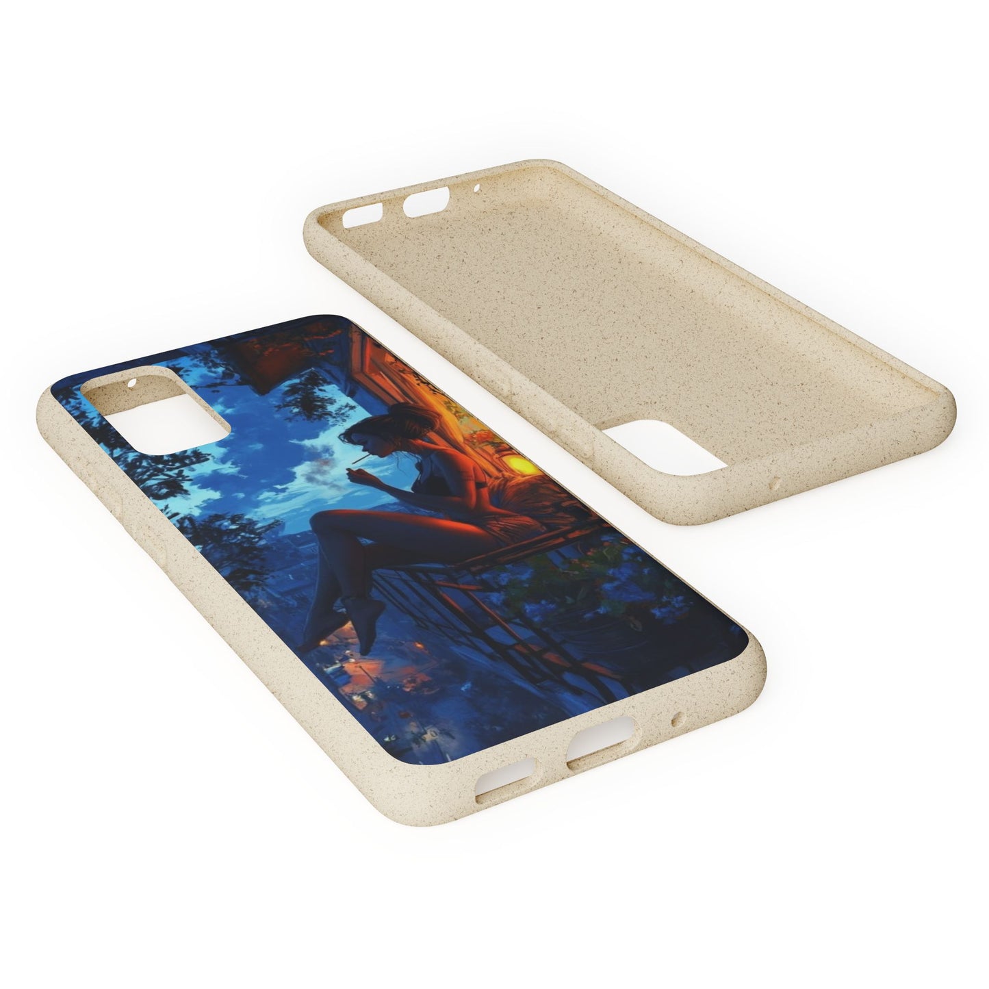 Eco-Friendly Biodegradable Phone Case with Artistic Design