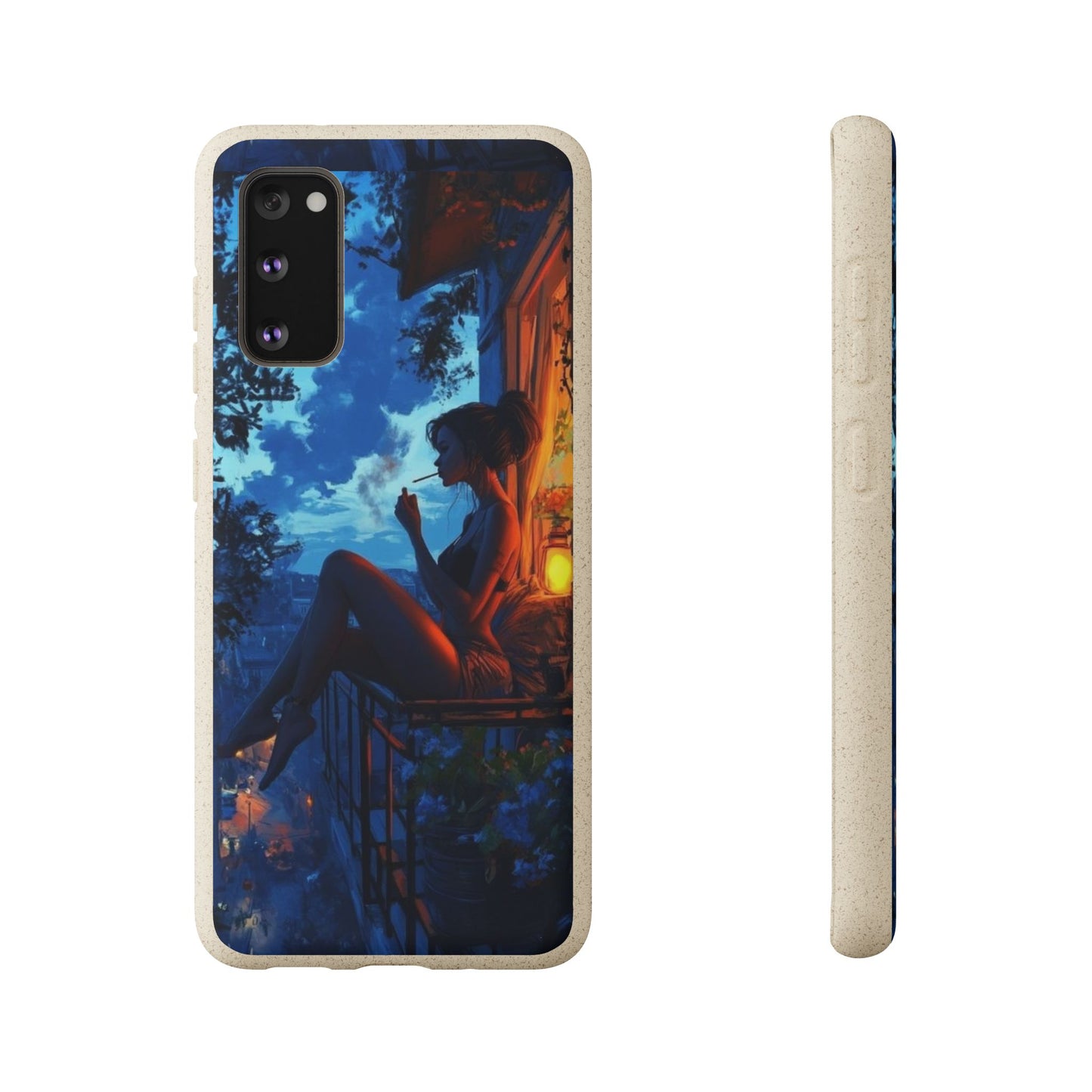 Eco-Friendly Biodegradable Phone Case with Artistic Design