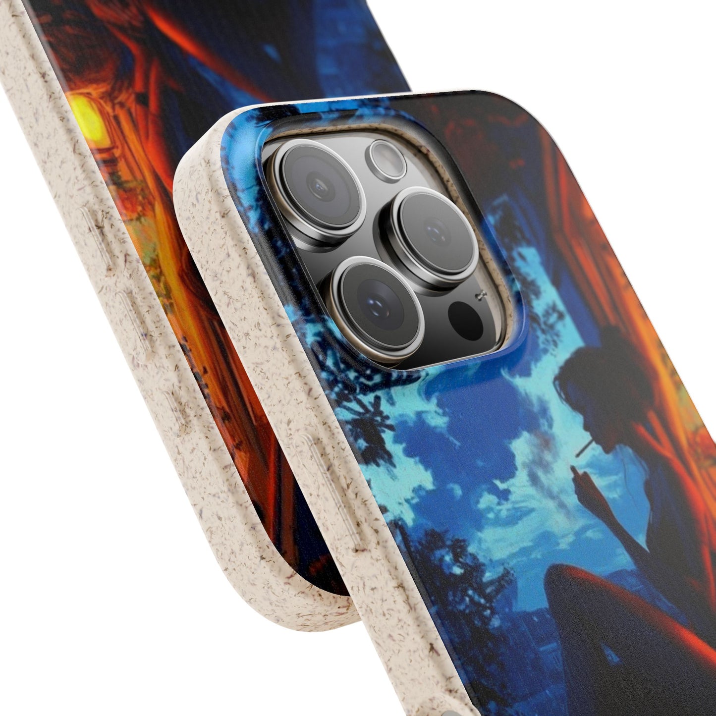 Eco-Friendly Biodegradable Phone Case with Artistic Design