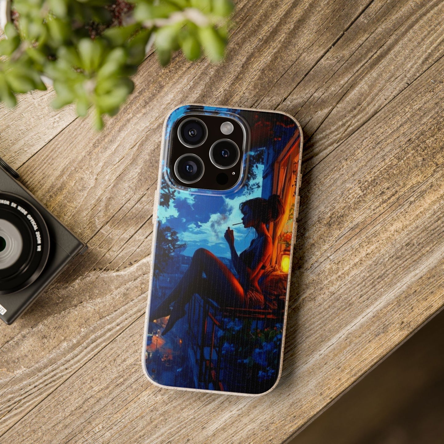 Eco-Friendly Biodegradable Phone Case with Artistic Design