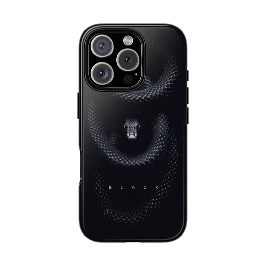 Black Snake Tough Phone Case – Durable Protection with Fierce Style