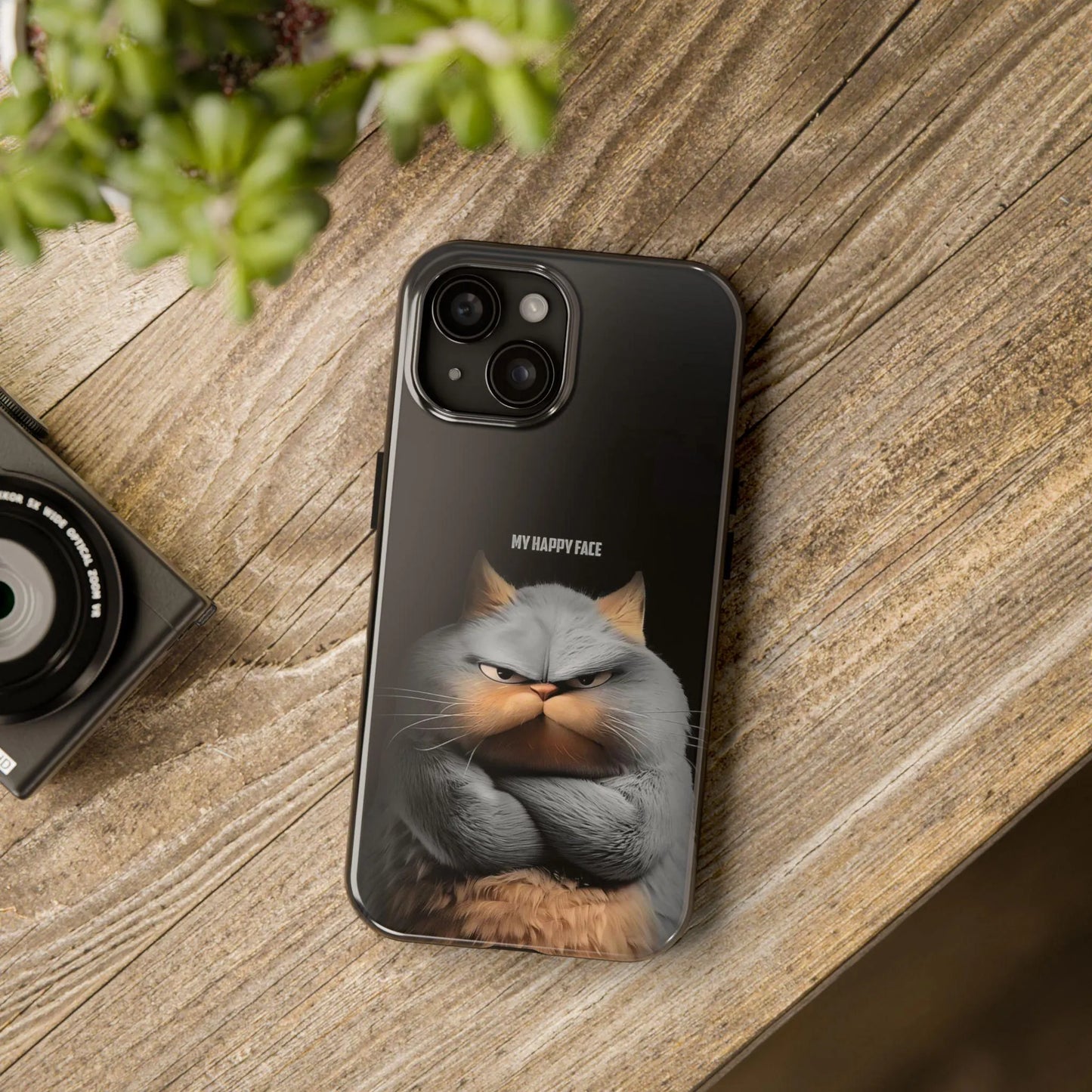 Tough Phone Cases, Black Rose Design
